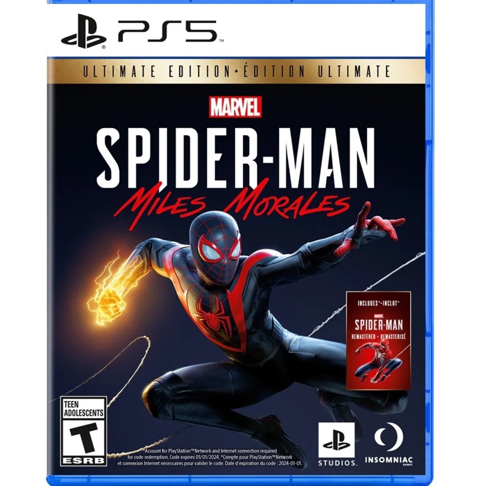 Marvel Spider-Man: Miles Morales Ultimate Edition for PS5 - Factory Sealed
